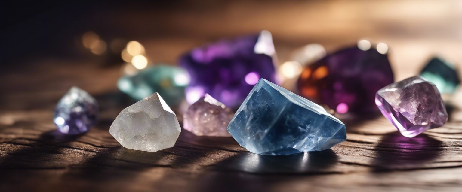 Healing crystals for stress relief